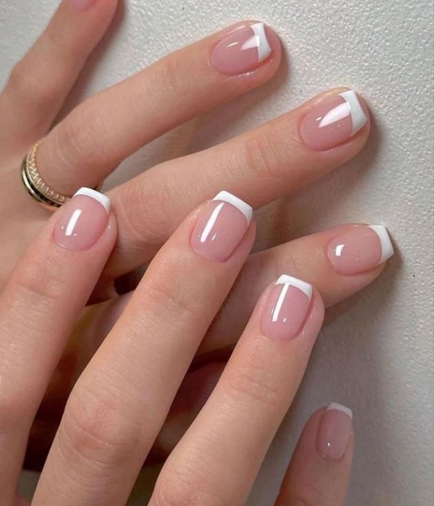 White Shien Nails