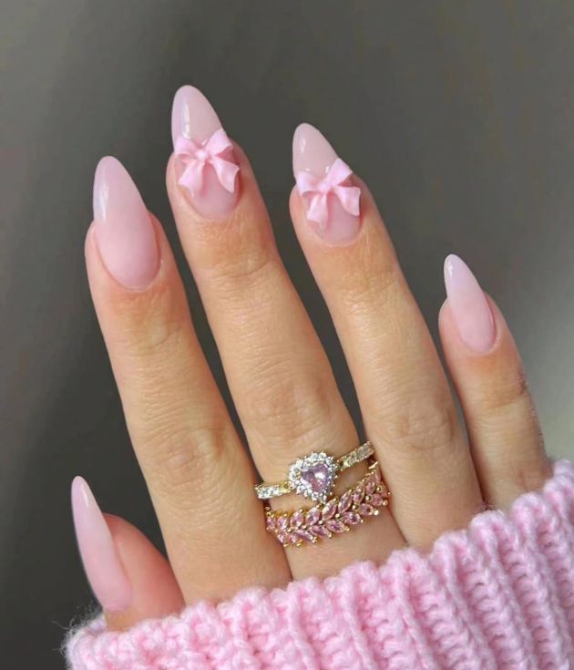 Pale Pink Shien Nails