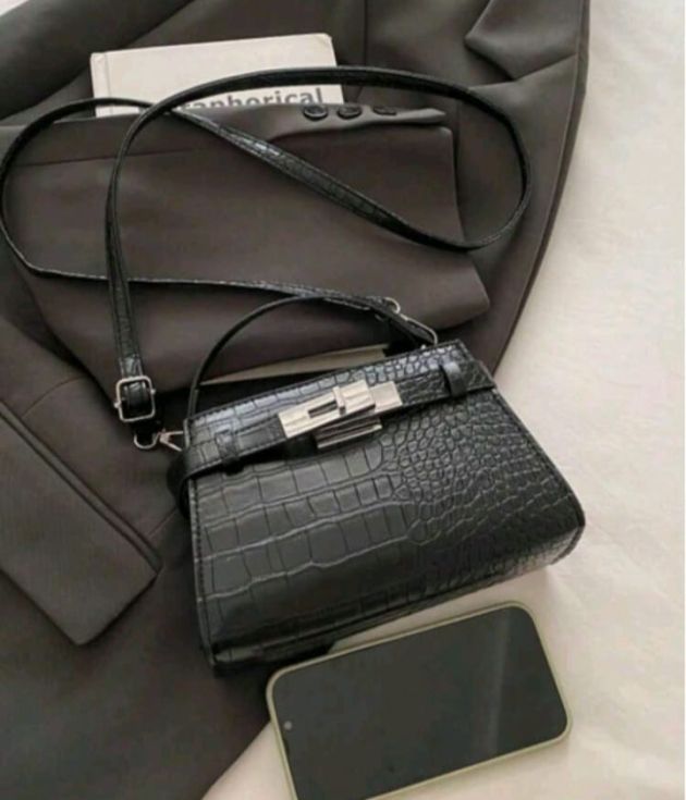 Black Small Leather Handbag