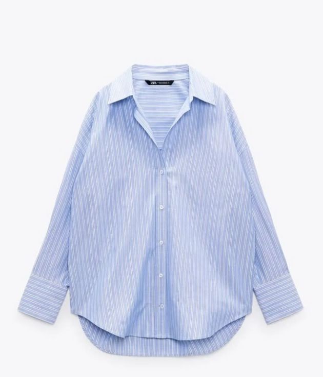 Light Blue Striped Shirt